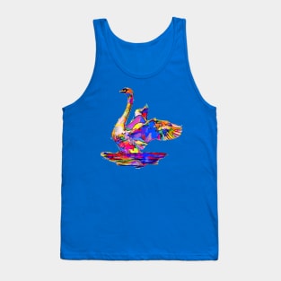 Flapping swan Tank Top